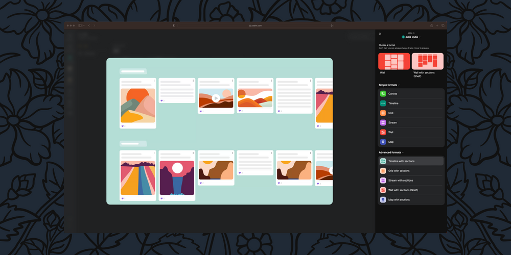 Sections: a new system for organizing posts