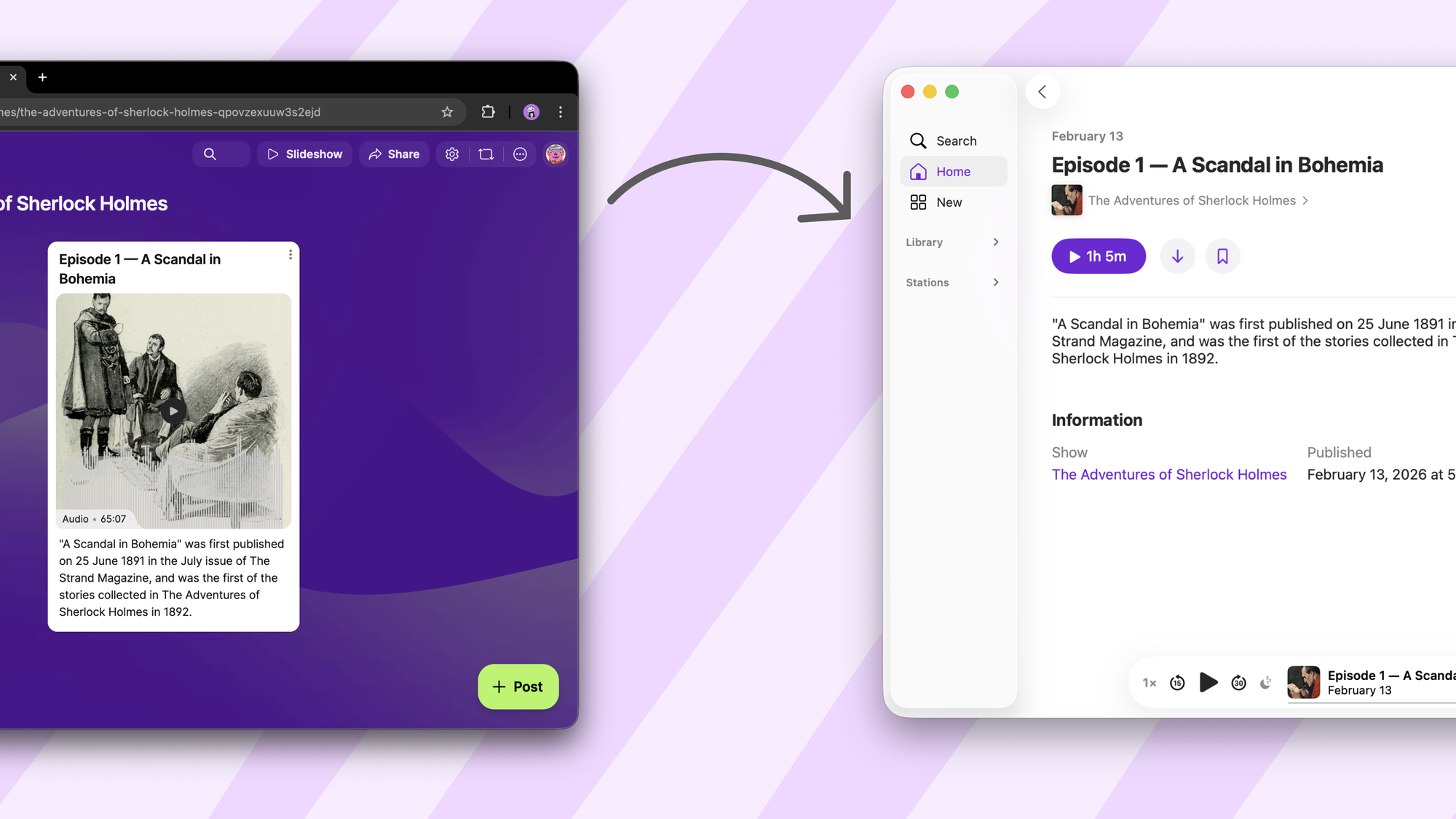 Turn any board into a podcast